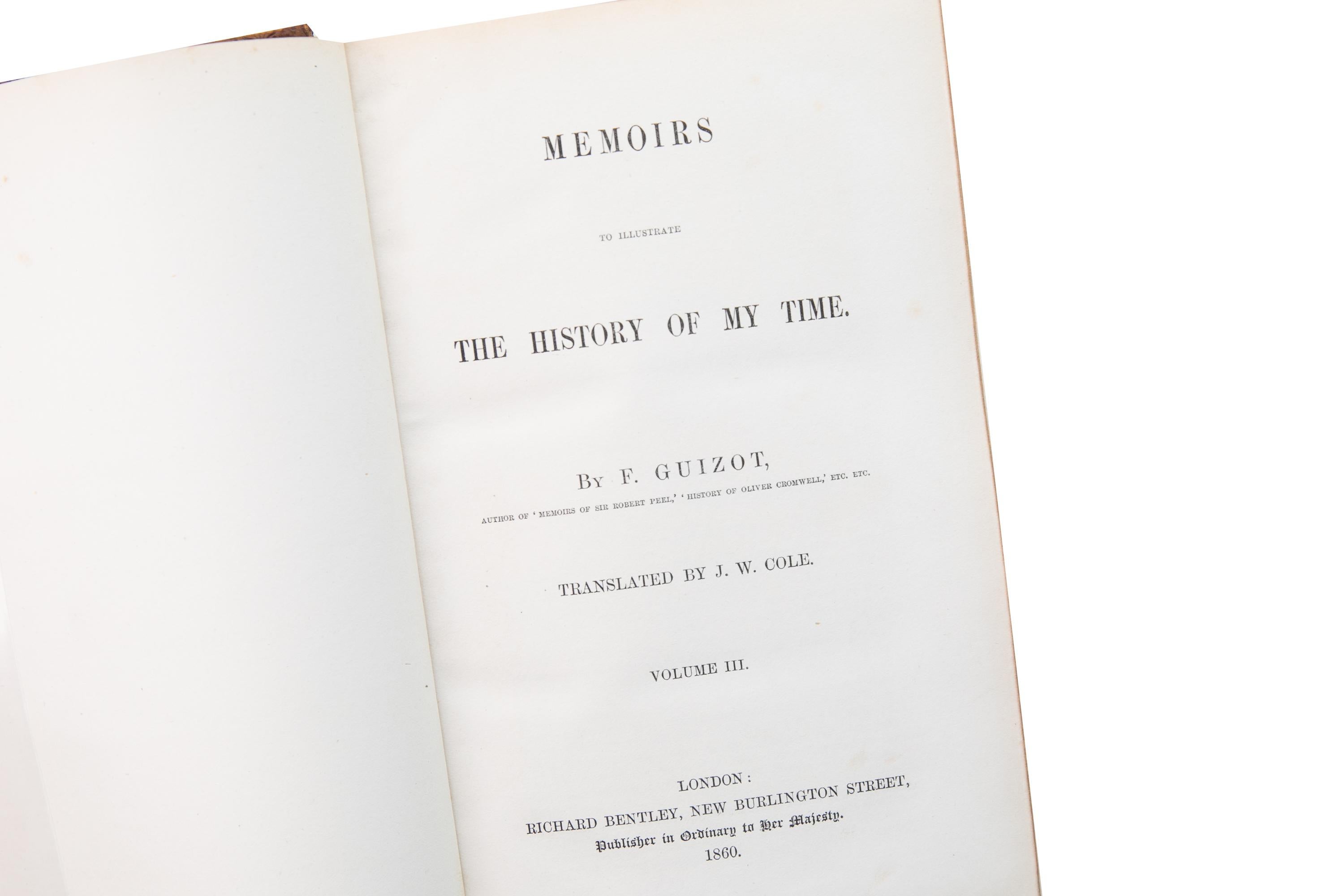 19th Century 18 Volumes. M. Guizot, Works.