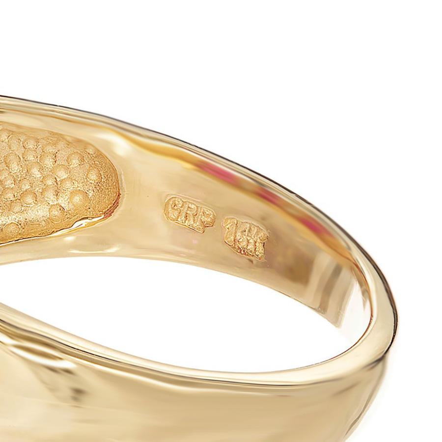 Bague cocktail en or jaune avec diamants et rubis de 1,80 carat en vente 1