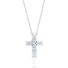 1.80 Carat Cushion Cut Diamond Cross