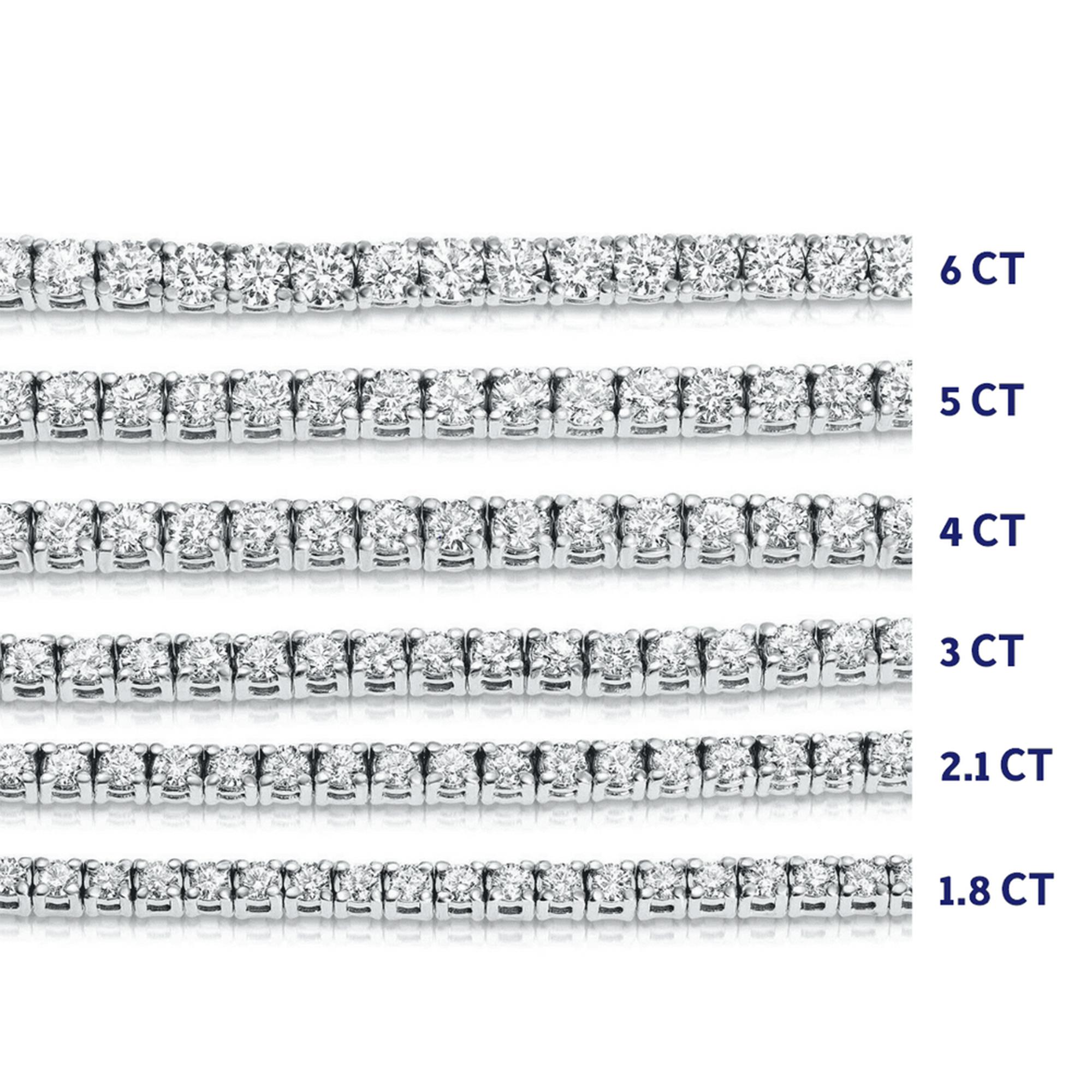 1.80 Carat Diamond Milano Tennis Bracelet in 14 Karat White Gold, Shlomit Rogel For Sale 2