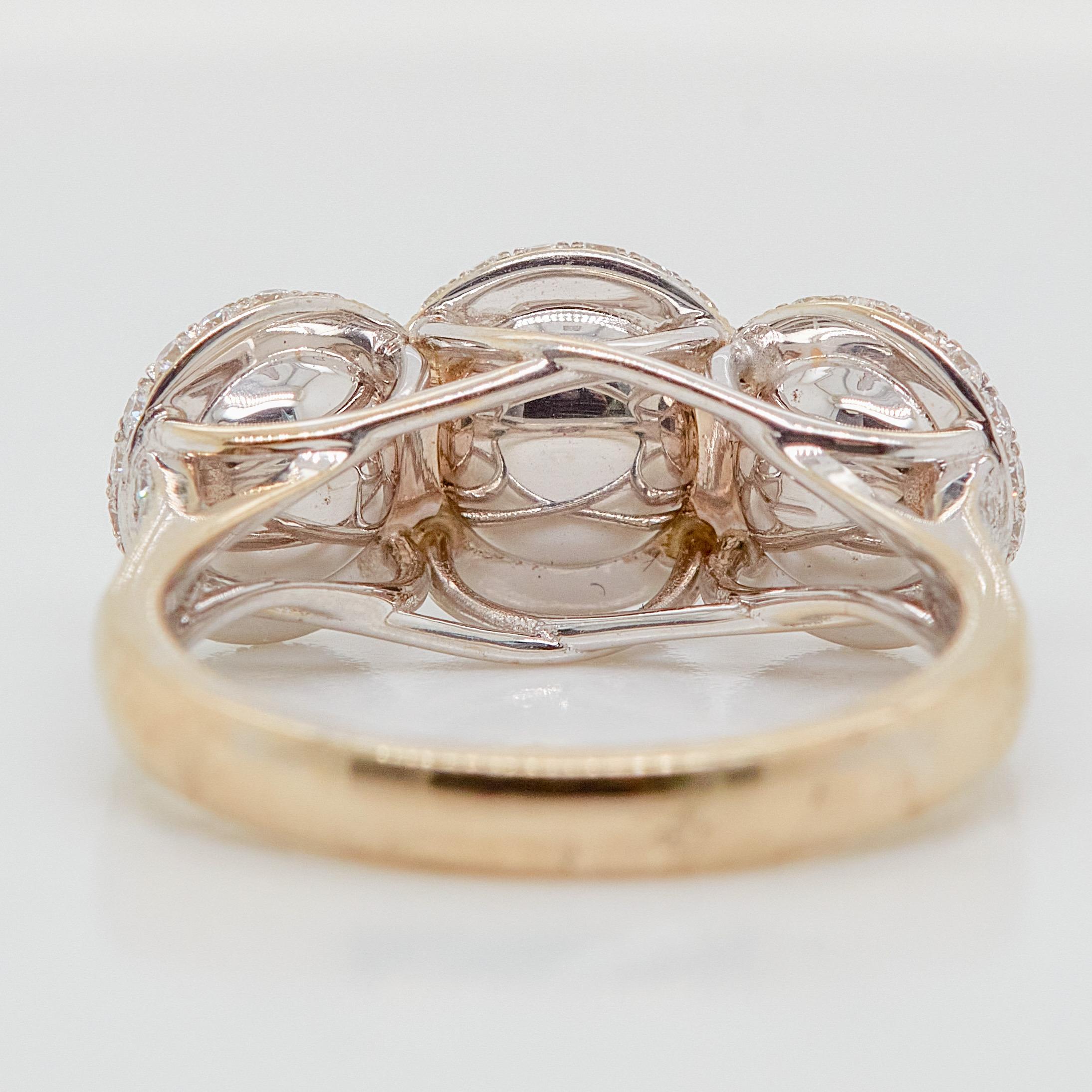 1,80 Karat Fancy Deep Yellow-Orange & Brownish-Yellow Diamond 18k Gold Ring GIA. (Rundschliff) im Angebot