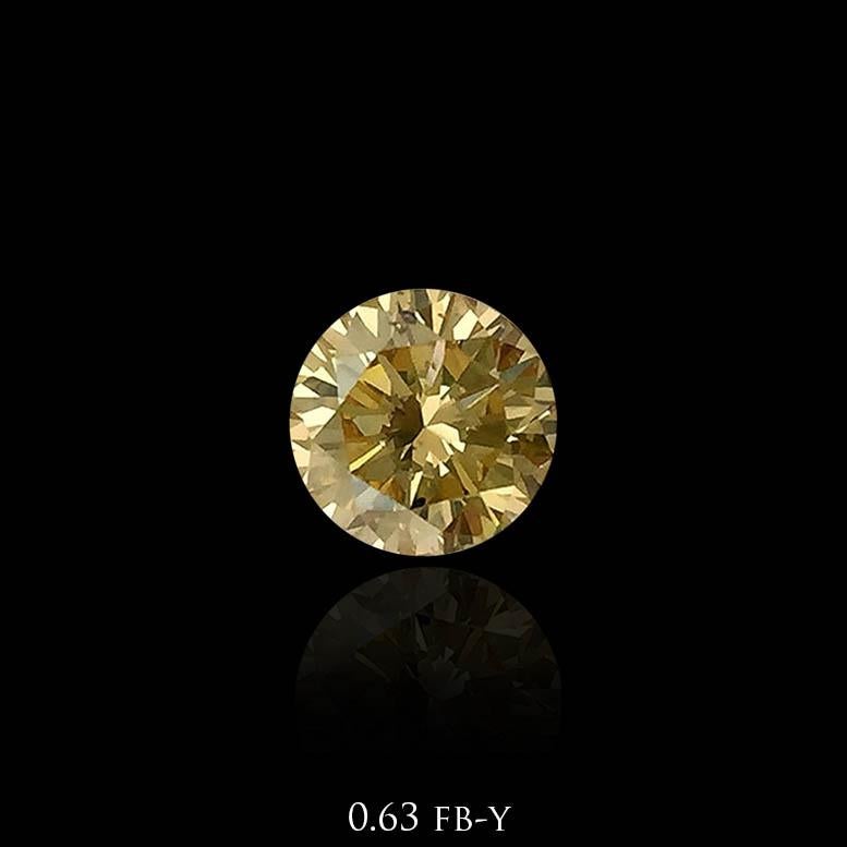 1,80 Karat Fancy Deep Yellow-Orange & Brownish-Yellow Diamond 18k Gold Ring GIA. im Angebot 1