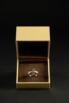 1.80 Carat G Color VS Round Diamonds White Gold 18 Karat Rivière Band Ring