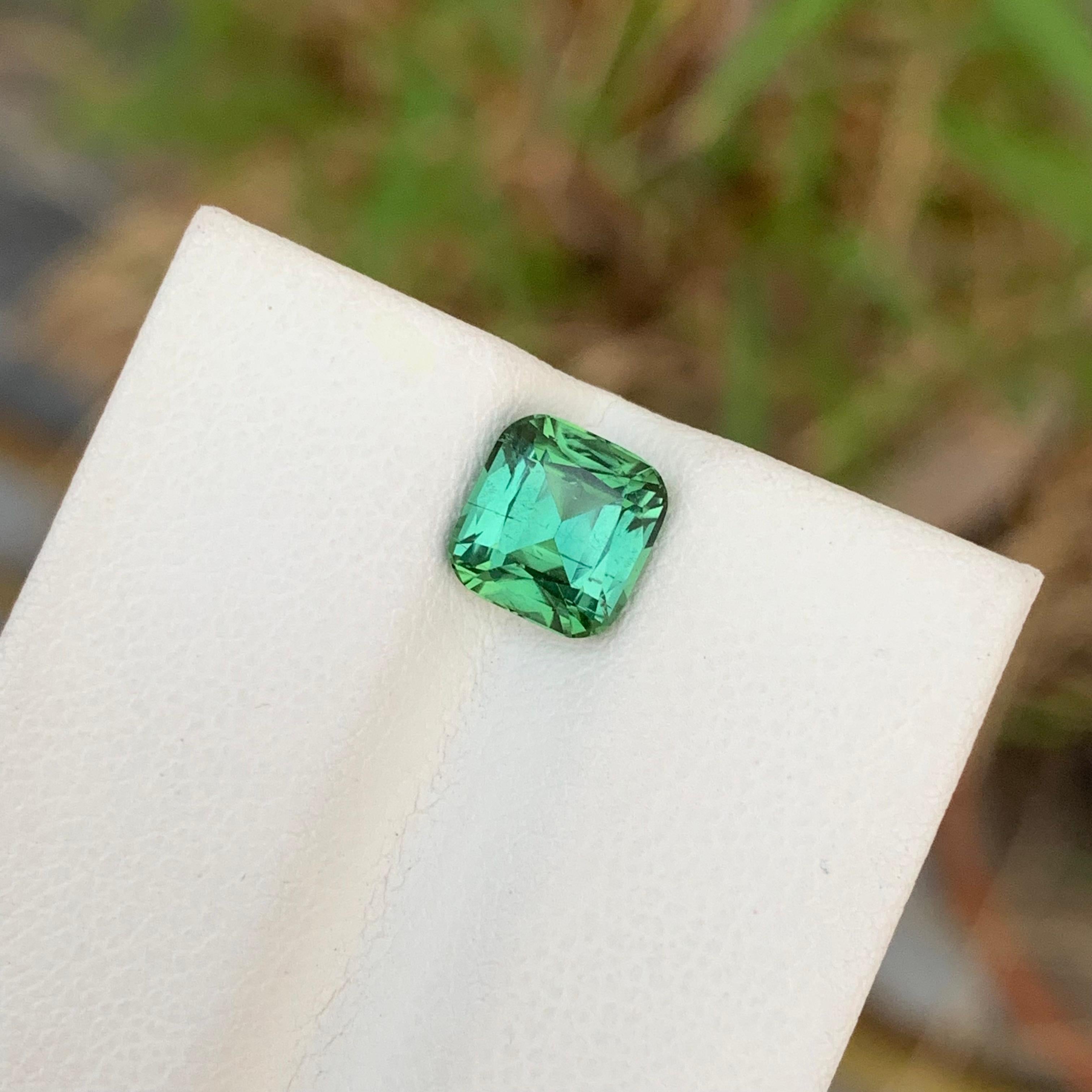 Tormalina verde blu sfaccettata 

Peso: 1,80 Carati
Dimensioni: 7,2 x 6,8 x 4,8 mm 
Colore: Blu & Greene 
Trattamento: Non
Certificato: Su richiesta del cliente
Forma: Cuscino 


La tormalina è una gemma affascinante nota per la sua notevole varietà