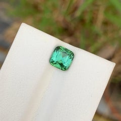 1.80 carati di tormalina blu-verde naturale sfusa a forma di cuscino