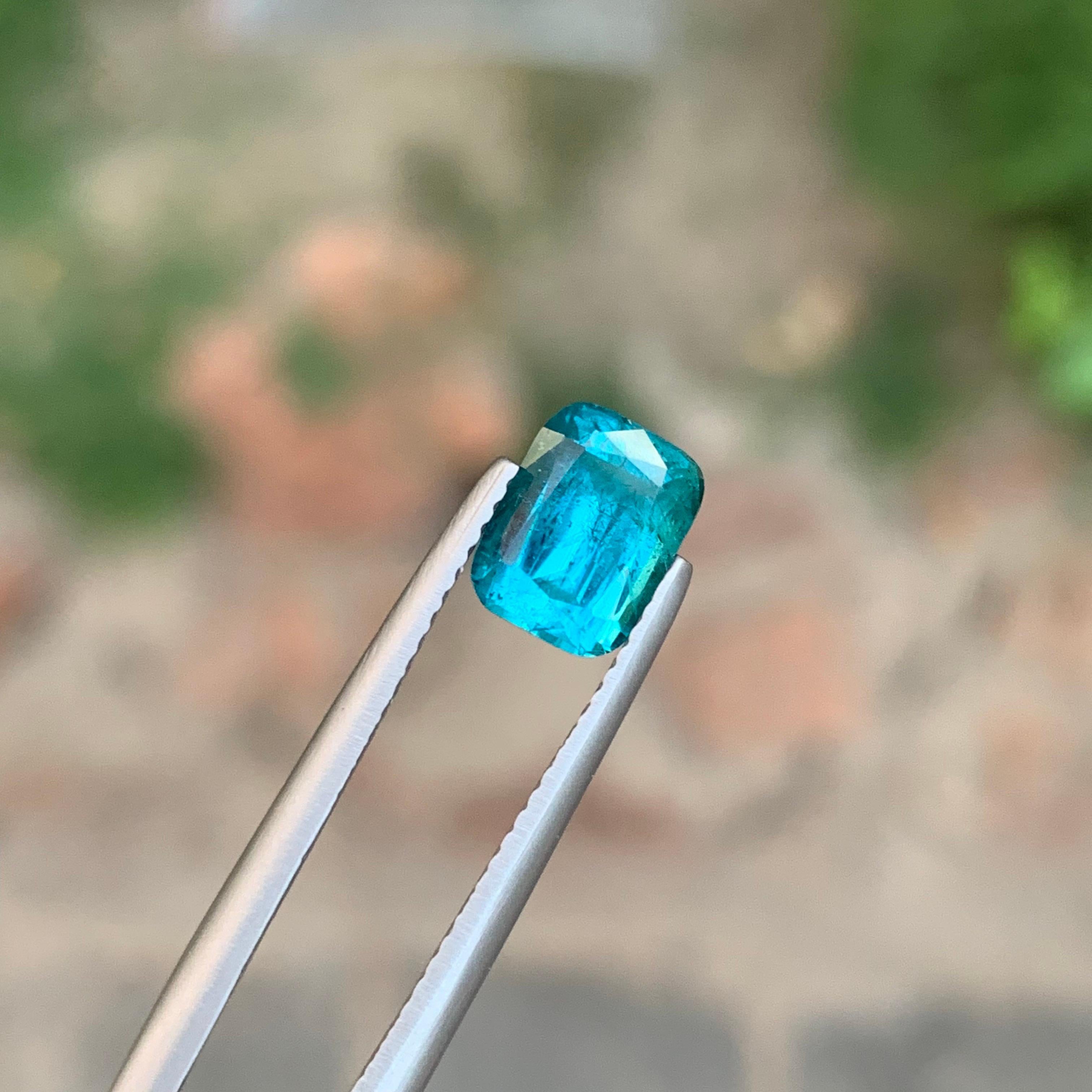 Faceted Lagoon Tourmaline

Weight: 1.80 Carat
Dimension: 7.9 x 6 x 4.6 Mm
Colour: Lagoon 
Origin: Afghanistan
Treatment: Non
Certificate: On Customer Demand


Tourmaline is a captivating gemstone known for its remarkable variety of colors, making it