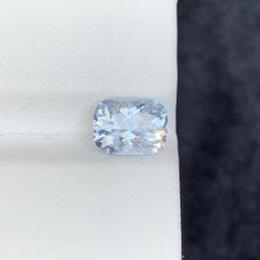 1.80 Carat Natural Loose Light Blue Aquamarine Fancy Cushion Cut Nigerian Gem