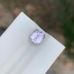 1.80 Carat Natural Loose Light Pink Tourmaline Cushion Shape Gemstone