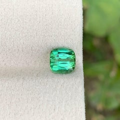 1.80 Carat Natural Loose Mint Green Tourmaline Cushion Cut Afghan Gemstone (pierre précieuse afghane)