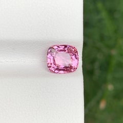 1.80 Carat Natural Loose Pink Color Spinel Stone Cushion Cut Burmese Gemstone