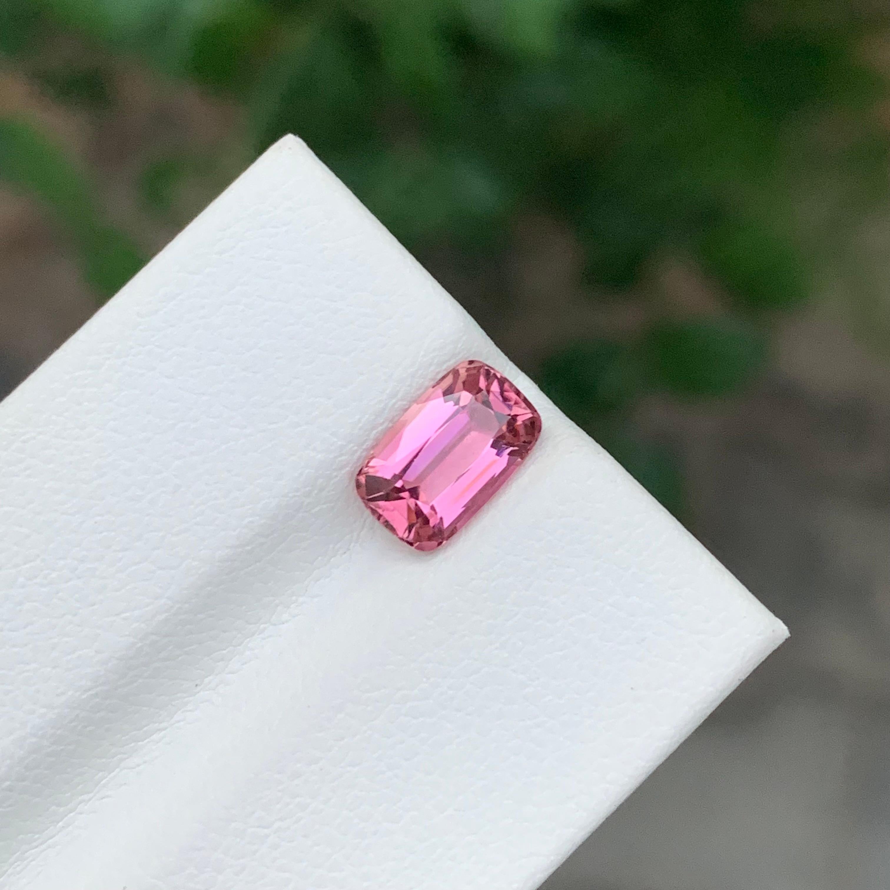 Faceted Pink Tourmaline

Weight: 1.80 Carat
Dimension: 9.2 x 5.8 x 4.3 Mm
Colour: Pink 
Treatment: Non
Certificate: On Customer Demand
Shape: Cushion 


Tourmaline is a captivating gemstone known for its remarkable variety of colors, making it a