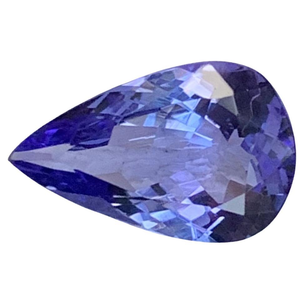 1.80 Carat Natural Loose Tanzanite Pear Shape Gemstone From Tanzania