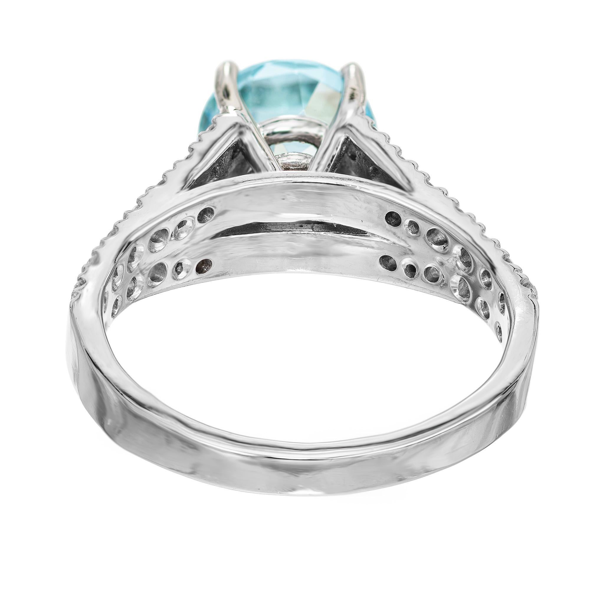 aqua engagement rings