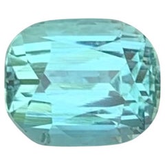 1.80 Carat Natural Seafoam Tourmaline Cushion Shape loose Gemstone