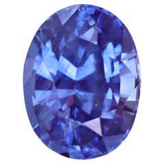 1.80 Carat Natural Unheated Oval Cut Blue Sapphire Loose Gemstone from Sri Lanka