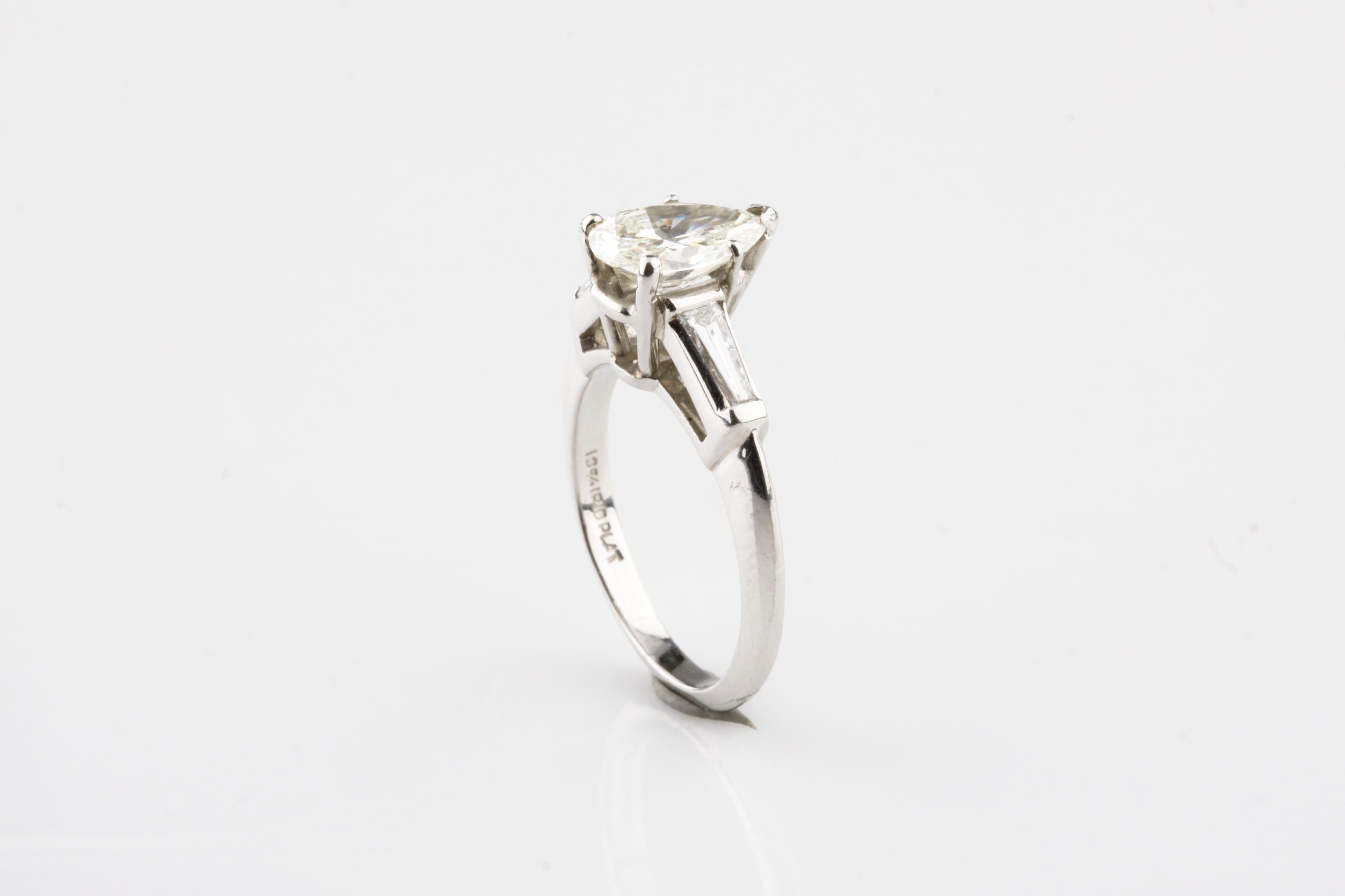 2 ct pear diamond