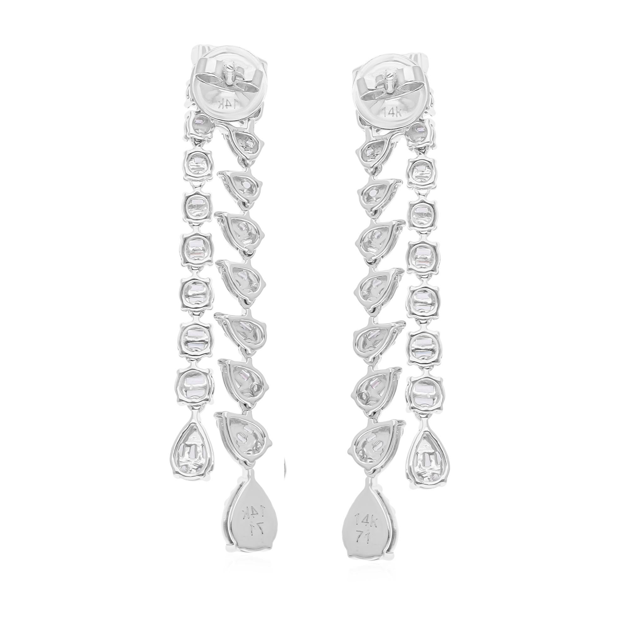 Cast from 14-karat gold, these exquisite earrings are handset with 1.80 carats of sparkling diamonds.

FOLLOW SPECTRUM JEWELS storefront to view the latest collection & exclusive pieces. Spectrum Jewels is proudly rated as a Top Seller on 1stdibs