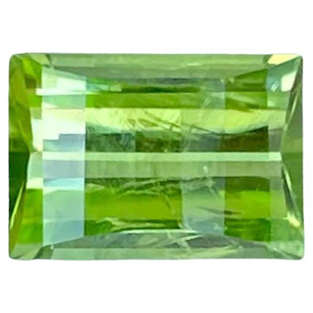 1.80 carats Green Peridot Stone Pixel Cut Natural Pakistani Gemstone