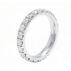 1,80 Karat natürlicher Diamant 950 Platin Ewigkeitsring