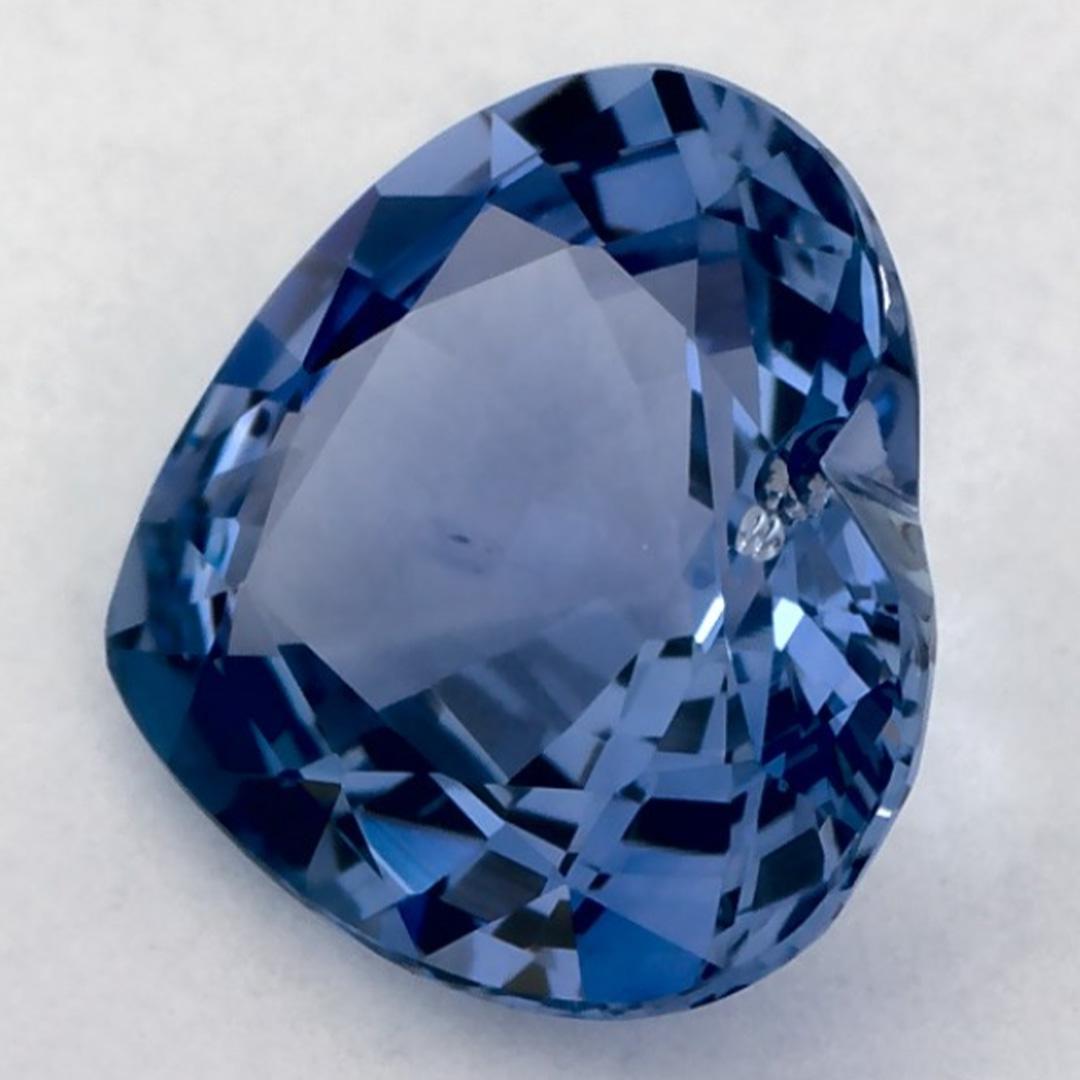 1.80 Karat Blauer Saphir Herz Loser Edelstein (Herzschliff) im Angebot
