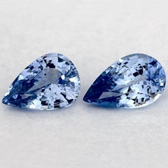 1.80 Ct Blue Sapphire Pear Loose Gemstone