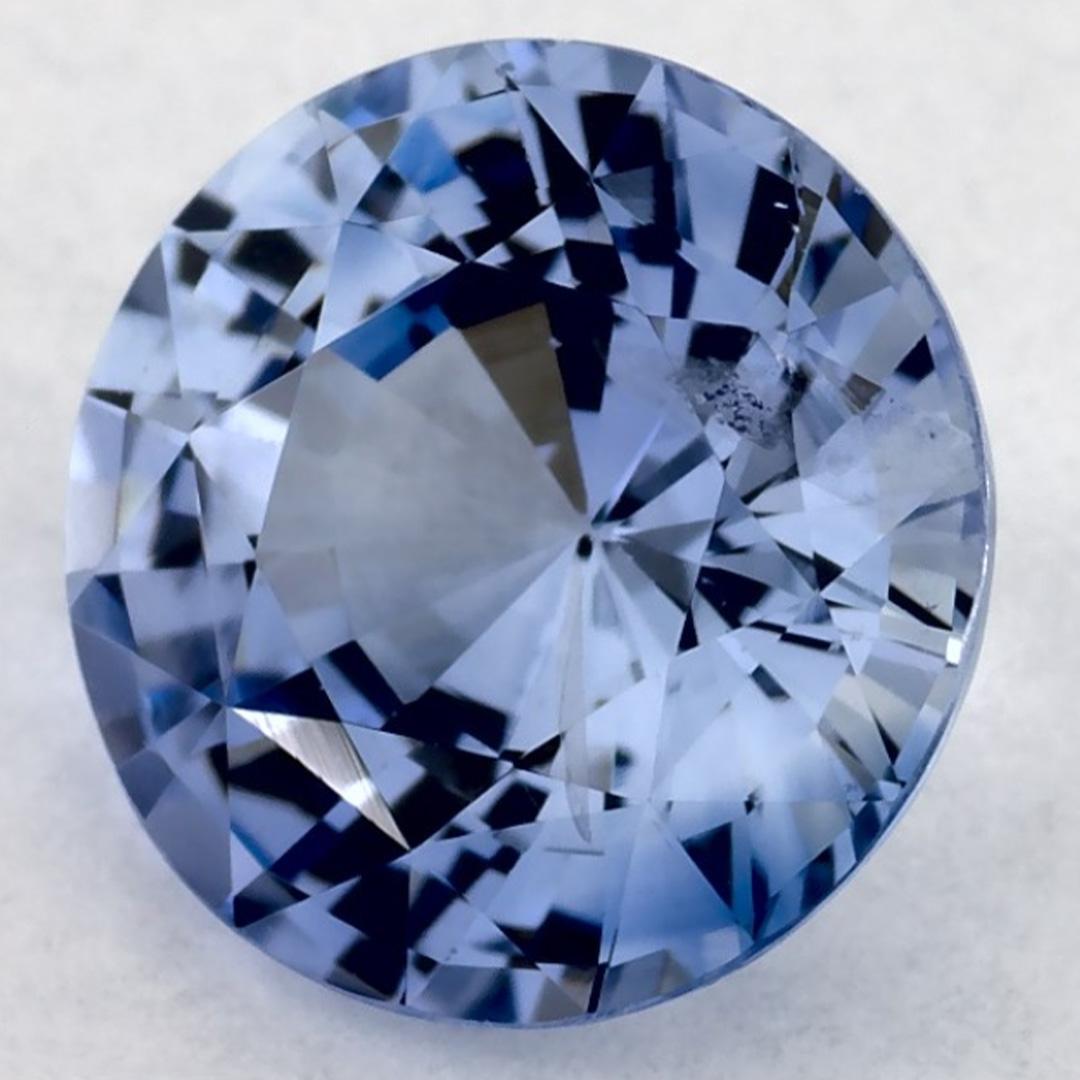 Round Cut 1.80 Ct Blue Sapphire Round Loose Gemstone For Sale
