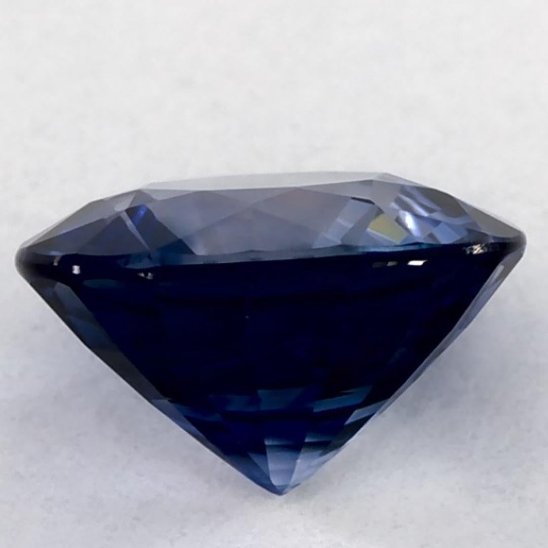 1.80 Karat Blauer runder Saphir, loser Edelstein im Zustand „Neu“ im Angebot in Fort Lee, NJ