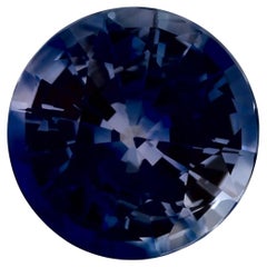 1.80 Karat Blauer runder Saphir, loser Edelstein
