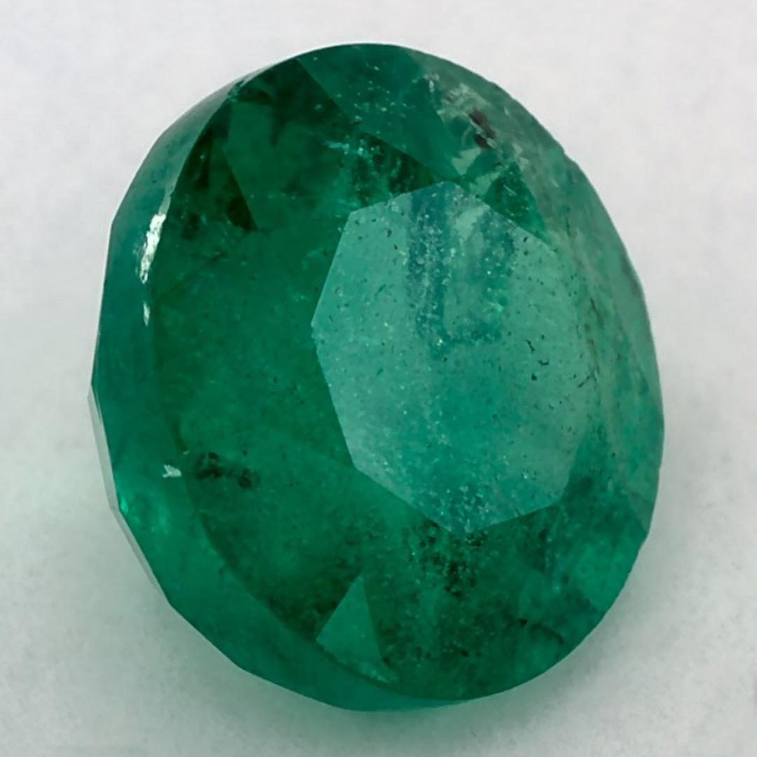 Round Cut 1.80 Ct Emerald Round Loose Gemstone For Sale