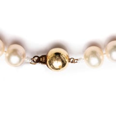 1.80 CT Pave Set Diamond 18KT Rose Gold White Fresh Water Modern Pearl Necklace