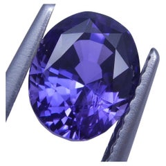 1,80 Karat lila Saphir Oval GIA zertifiziert unerhitzt, Sri Lanka