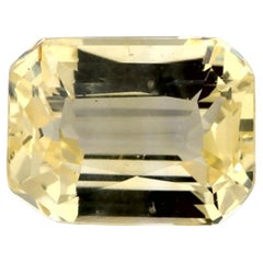 1.80 Ct Yellow Sapphire Octagon Loose Gemstone