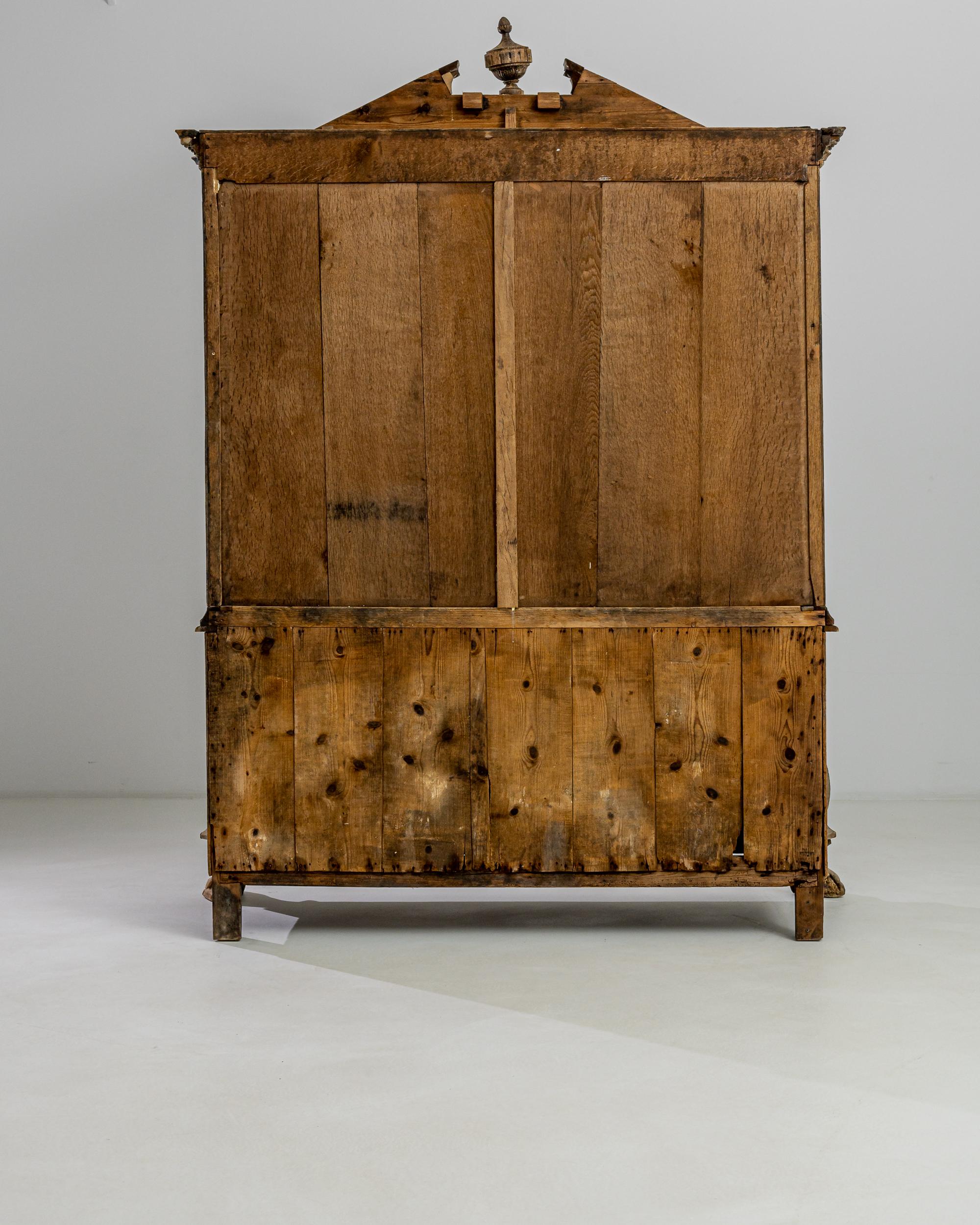 1800 Dutch Bleached Oak Cabinet 7