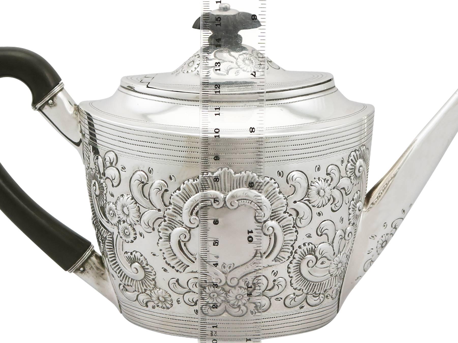 1800 Georgian Sterling Silver Teapot 5