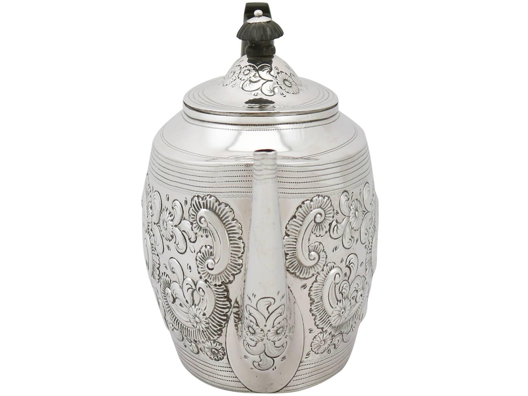 georgian silver teapot