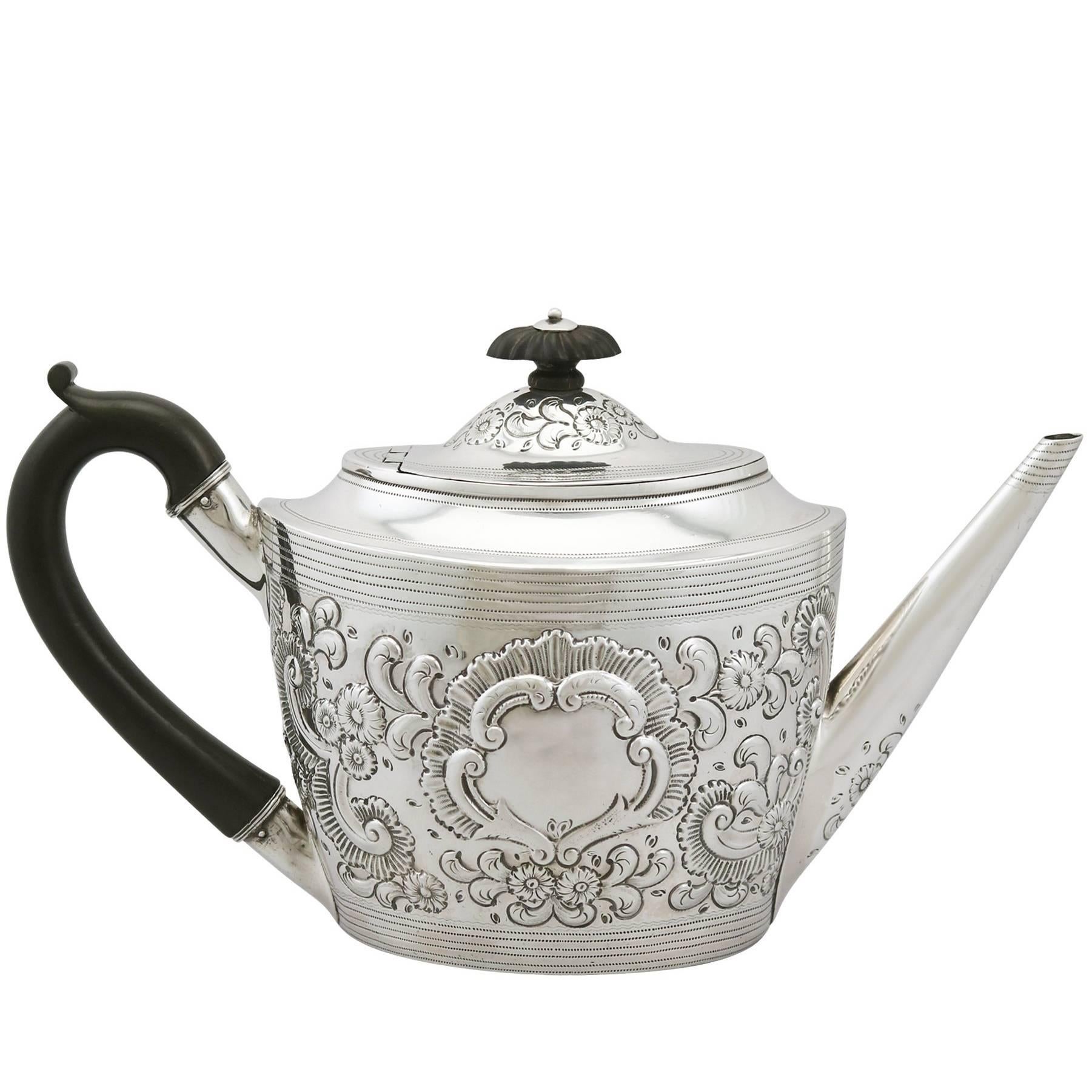 1800 Georgian Sterling Silver Teapot