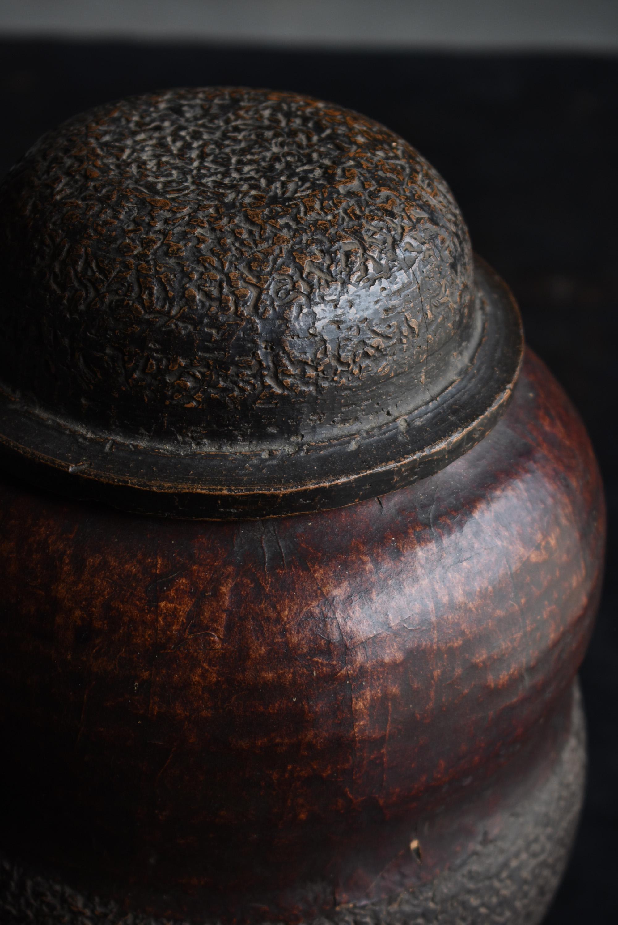 1800s-1900s Japanese Tsubo Meiji period pottery ceramic jar wabisabi 

Size: 200F H290.