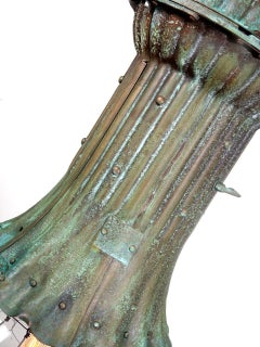 1800s Adams-Bagnall Street Lamps, Verdigris Finish