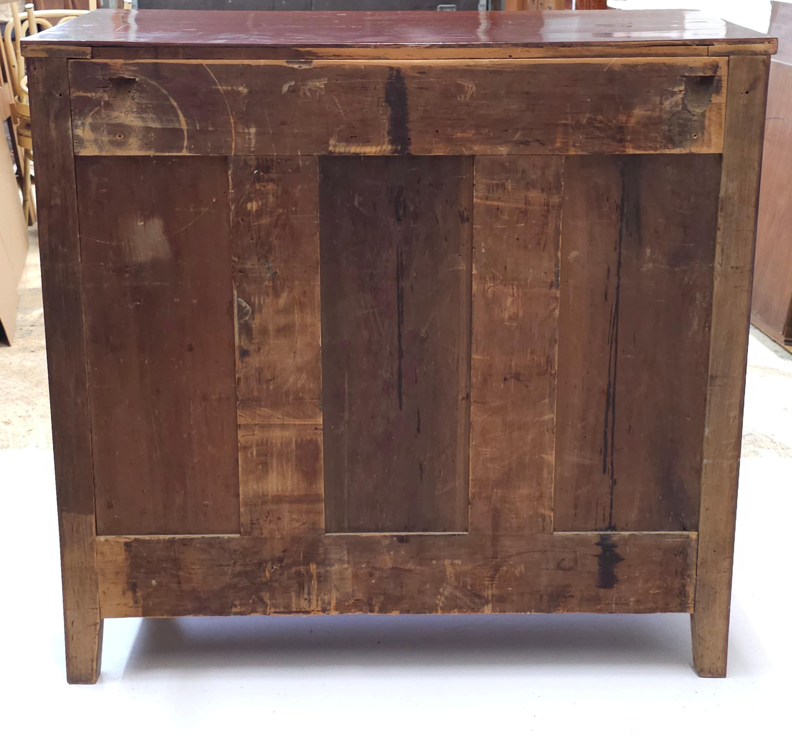 1800s American Federal Mahogany Butler's Secretary Desk For Sale 14
