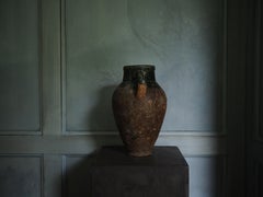 1800's Antique Clay Amphora, Bayram Amphora