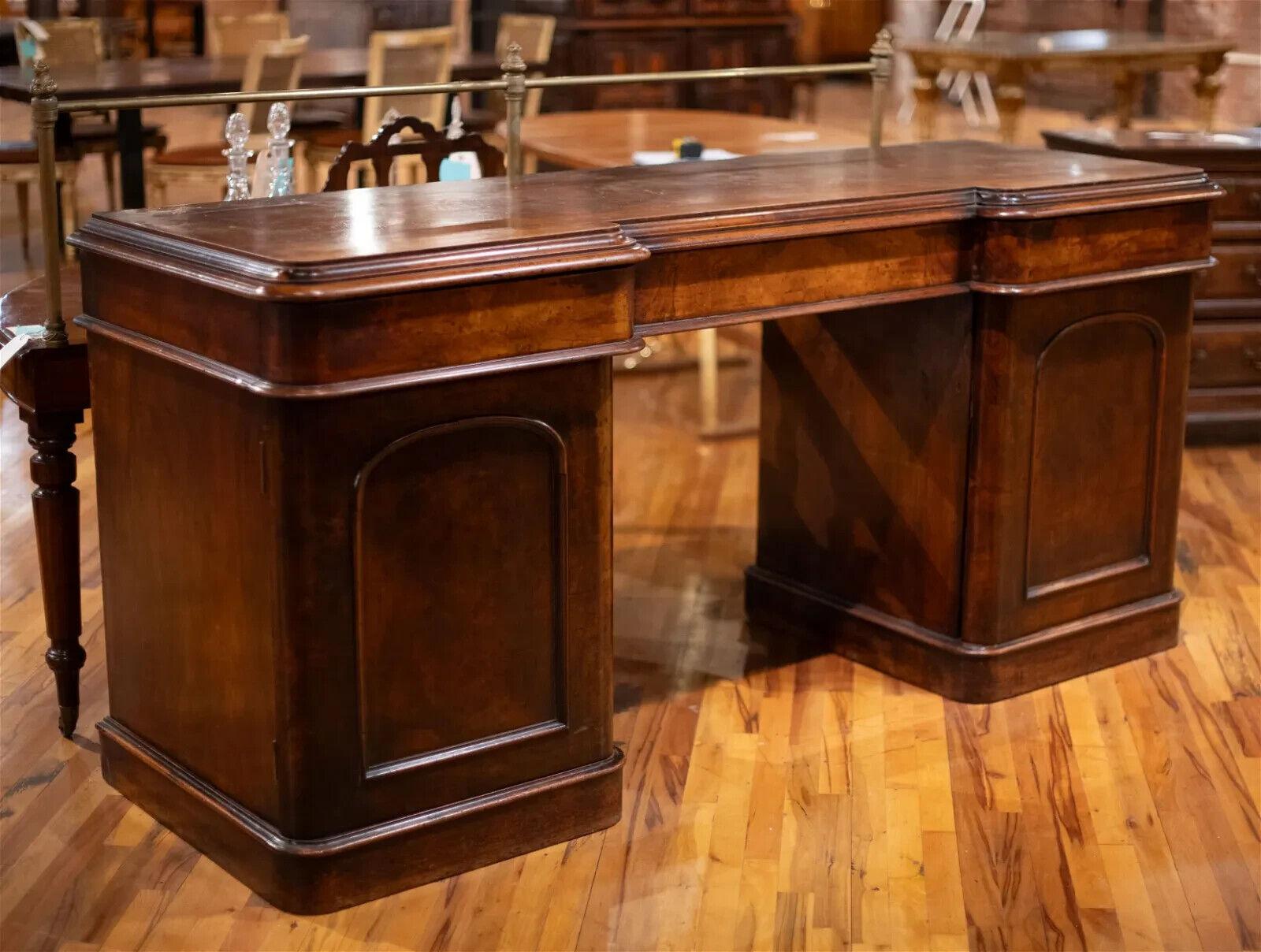 Mogano Antica credenza inglese del 1800, in mogano, con cassetti e piedistallo!!! in vendita