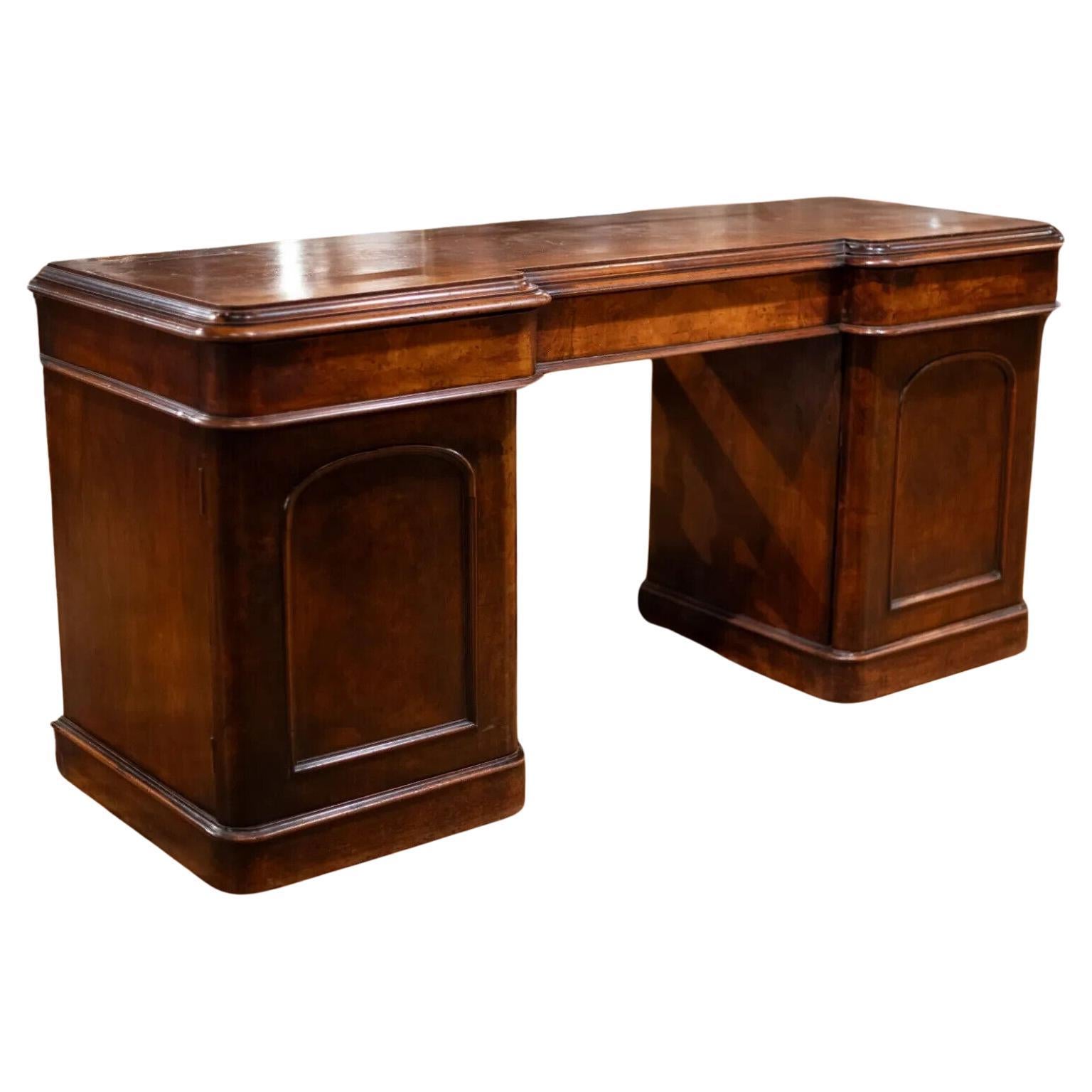 Antica credenza inglese del 1800, in mogano, con cassetti e piedistallo!!!