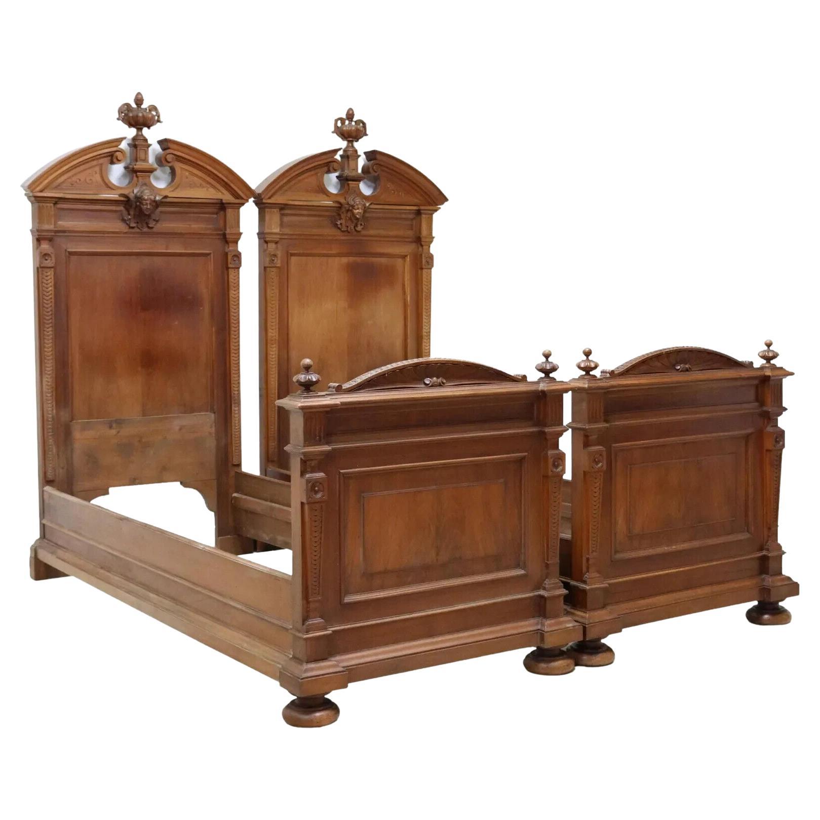 Carved Walnut French Bed, circa 1900 For Sale at 1stDibs 1900 bed