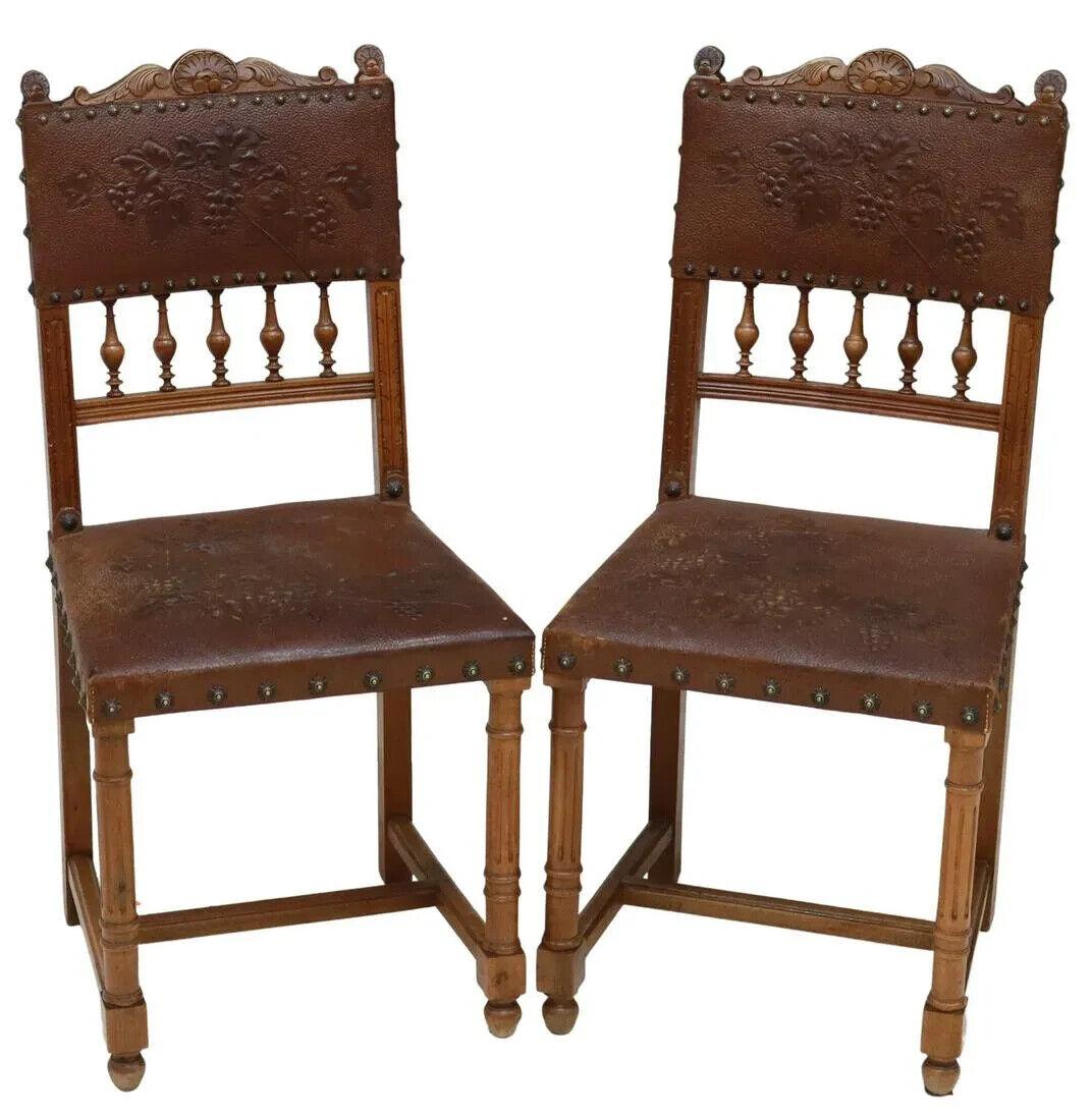 Superbe ensemble de 6 chaises de salle à manger en noyer, style Henri II, en cuir ancien des années 1800, ensemble de 6 !

Chaises anciennes, Salle à manger, Cuir, (6) Français Style Henri II, Noyer,  1800, 19ème siècle !

Possédez un morceau