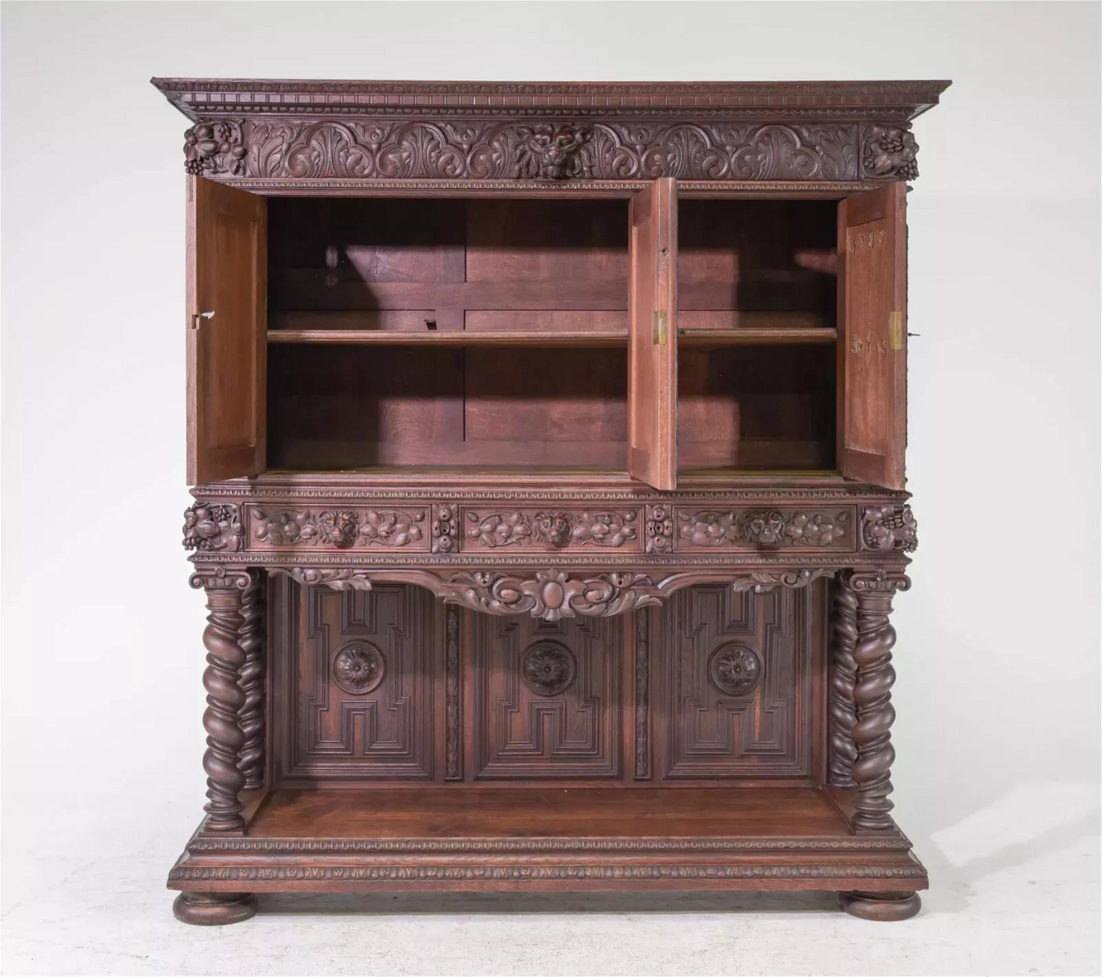 ¡Impresionante armario antiguo de estilo Luis XIII del siglo XIX, de madera tallada y de estilo francés!

¡Aparador Vintage Estilo Imperio Francés, Encimera de Mármol, Caoba, Monturas de Metal Dorado !

Armario Antiguo, Estilo Luis XIII, Madera