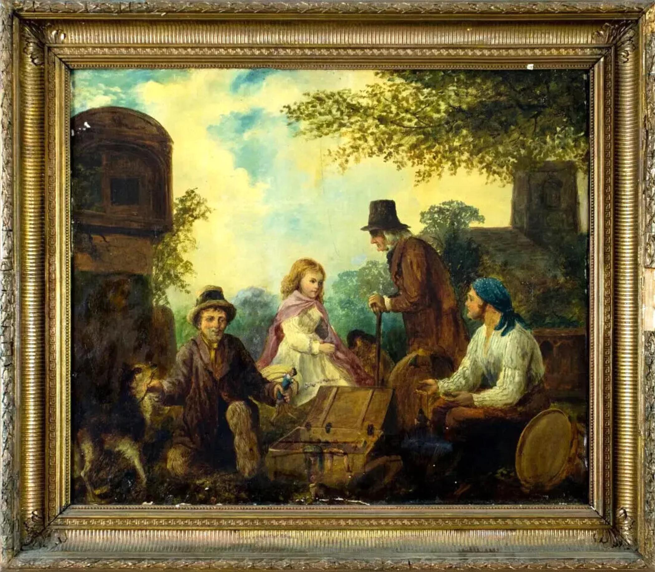 Oiled 1800s Antique  