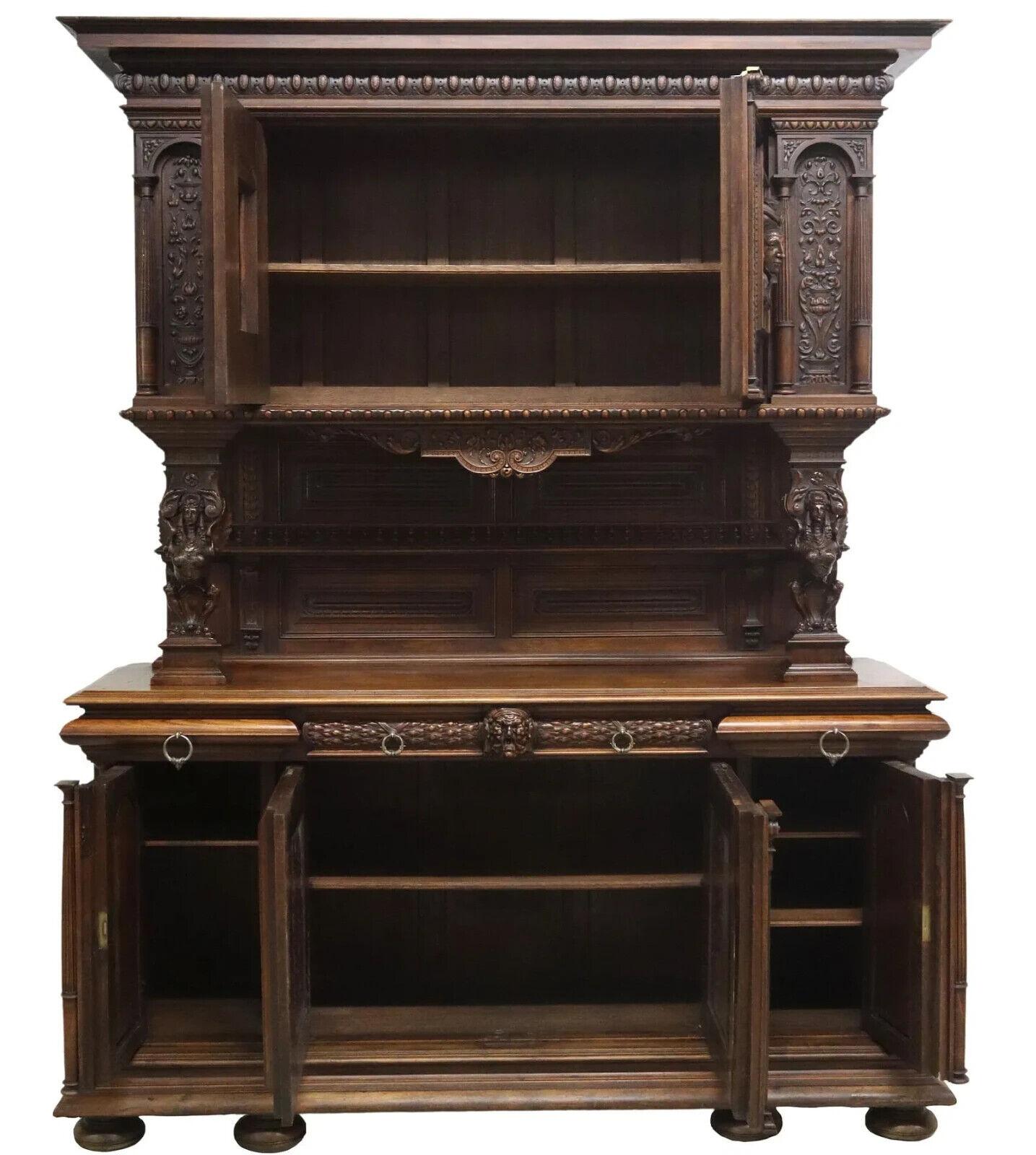 Very Handsome 1800s Antique Signed, Chaput, French Ren Revival, Well-Carved Walnut, Sideboard!

Antique Sideboard, Signed, Chaput, French Renaissance Revival, Well-Carved Walnut, 1800s, 19th Century!!

Add a touch of history to your dining room with