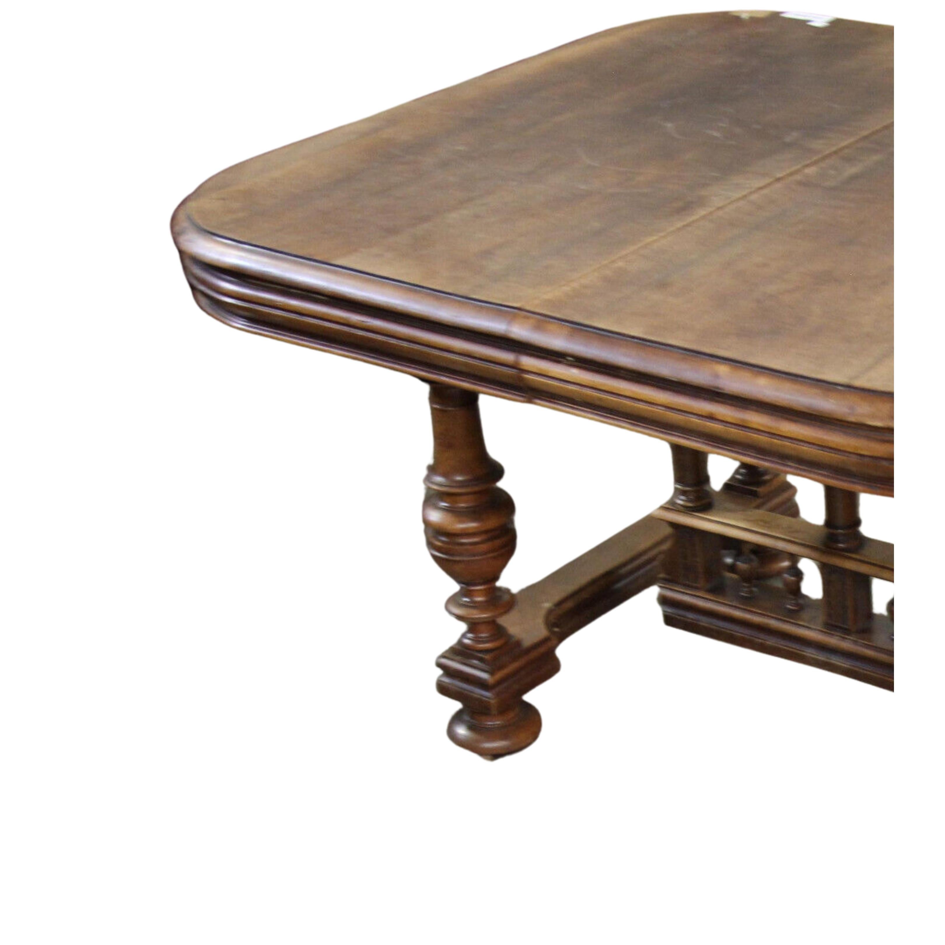 1800's Antique  Square, French, Dark Wood Tones, Dining Table! For Sale 2