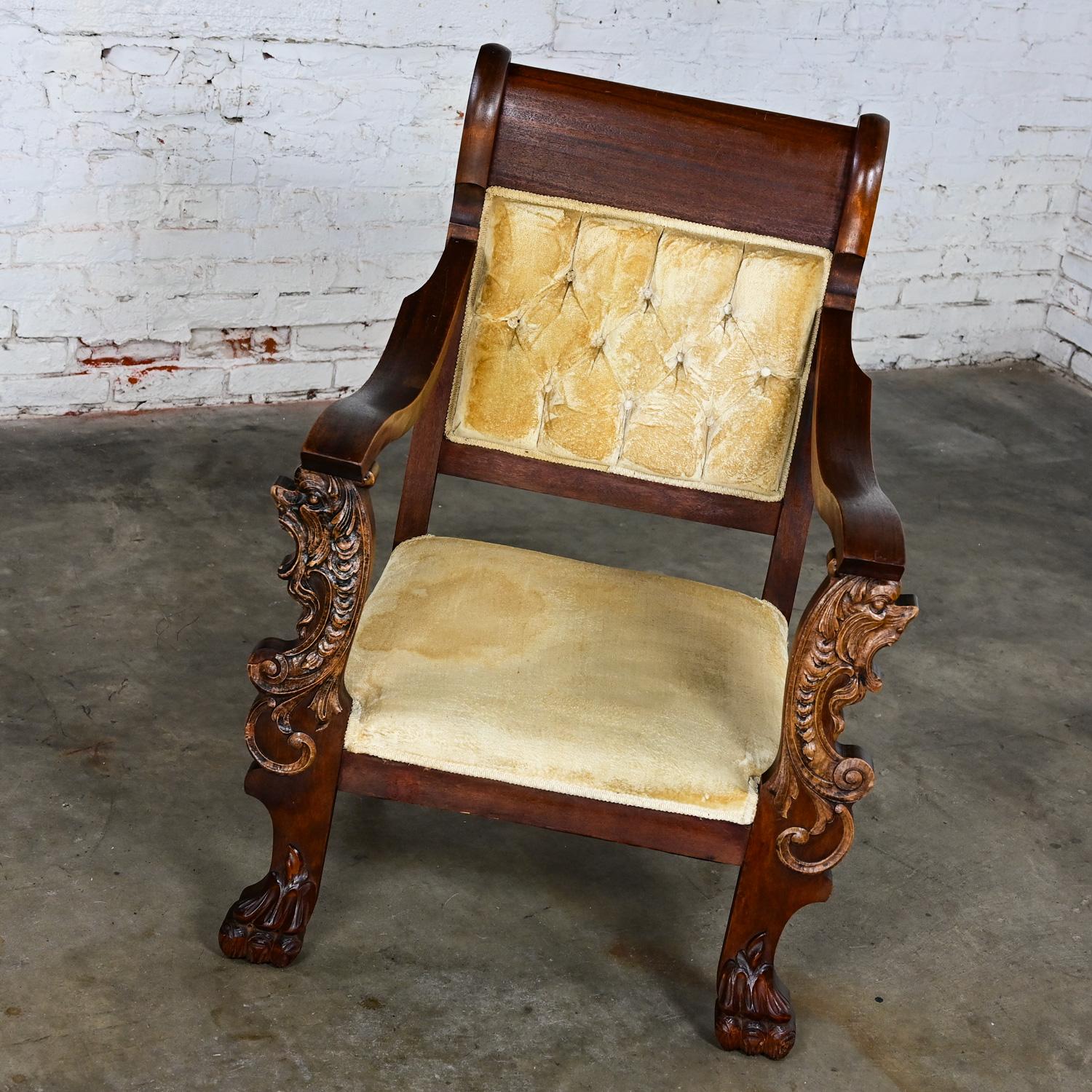 1800s armchair