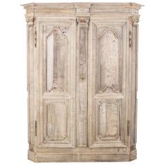 1800s Belgian Wooden Armoire